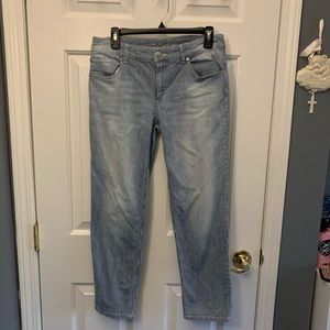 Chico’s Striped Jeans